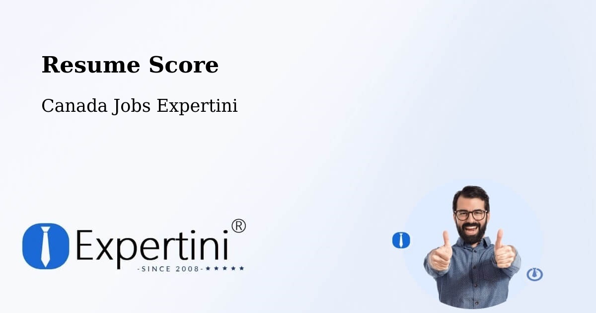 Resume Score & Job Description Match Tool – Tamarack - Canada Jobs Expertini